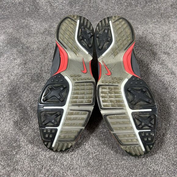 Nike Hyperfuse Lunar Ascend 483841-001 Mens Size 11.5 Black Gray Golf Shoes Used - Picture 9 of 12